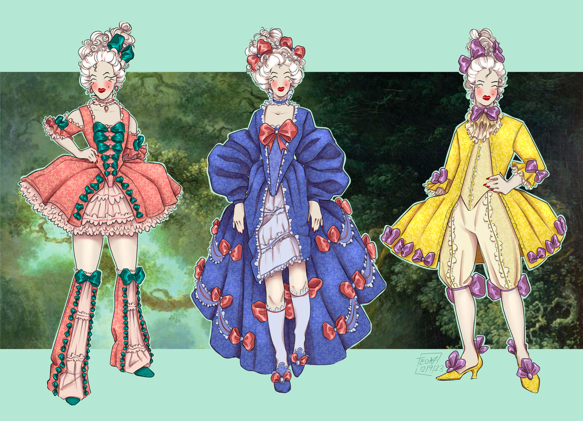 Rococo Modern Fashion Line - Digital