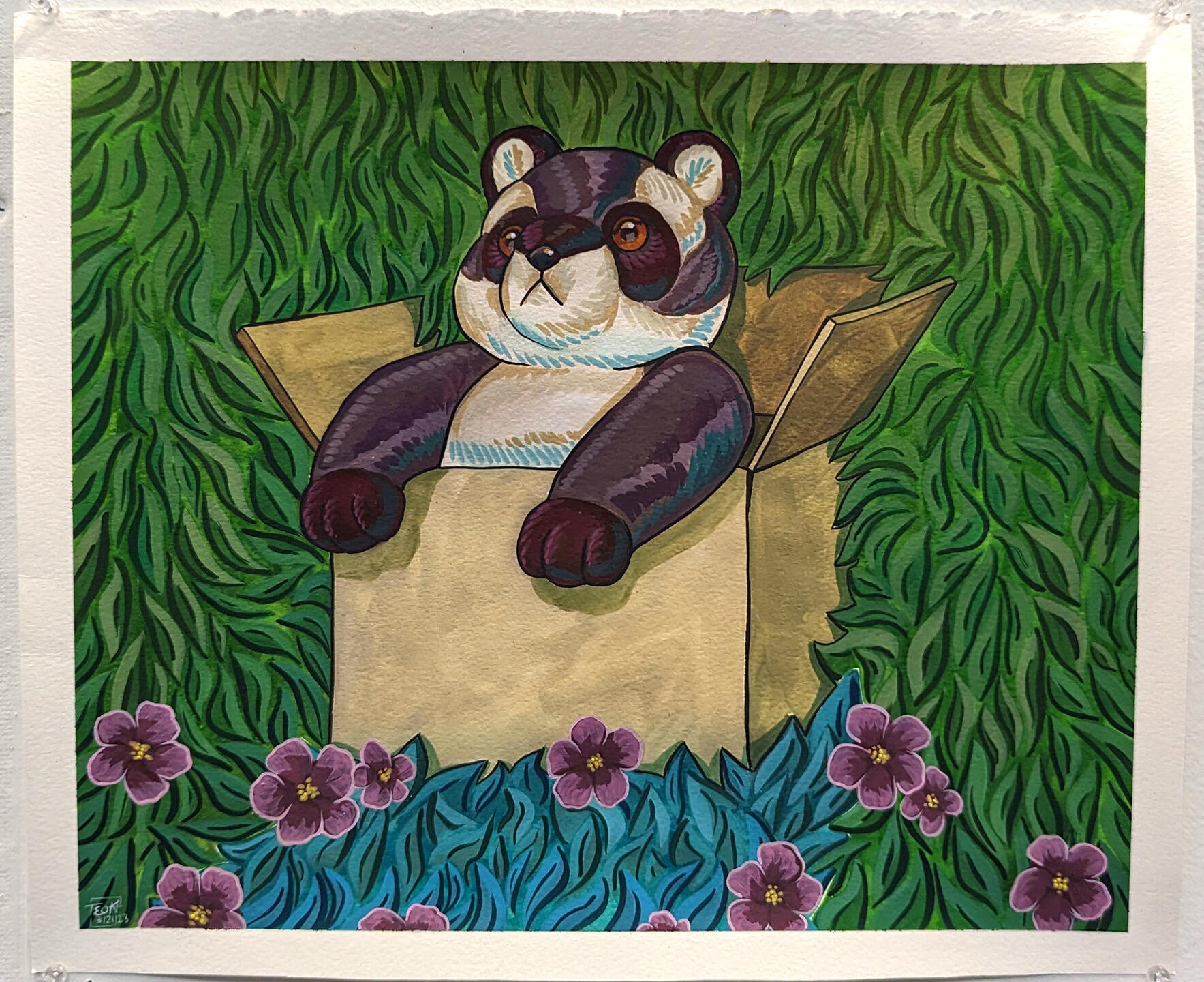 Codiţa - Gouache