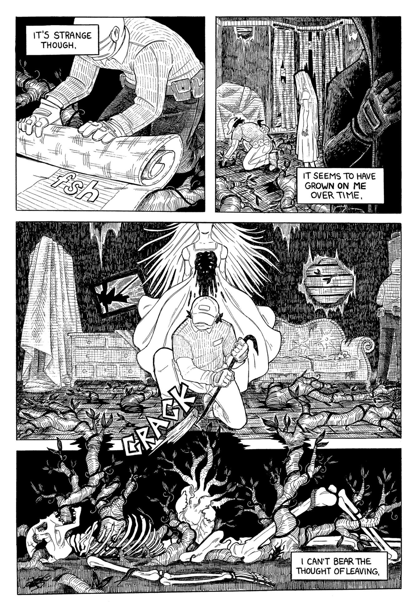 Home is Where The Heart Is Page 3 - Pen and Ink
