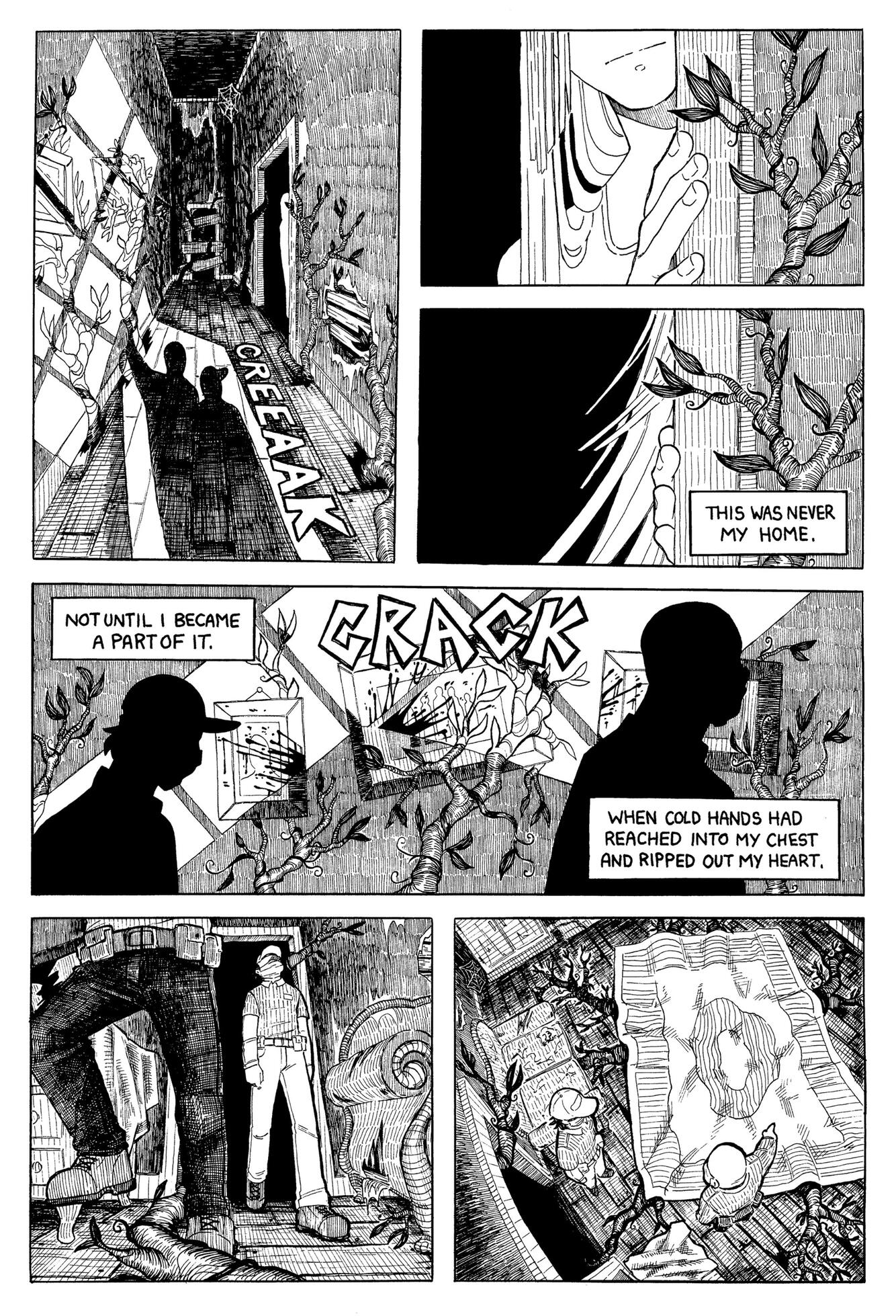Home is Where The Heart Is Page 2 - Pen and Ink