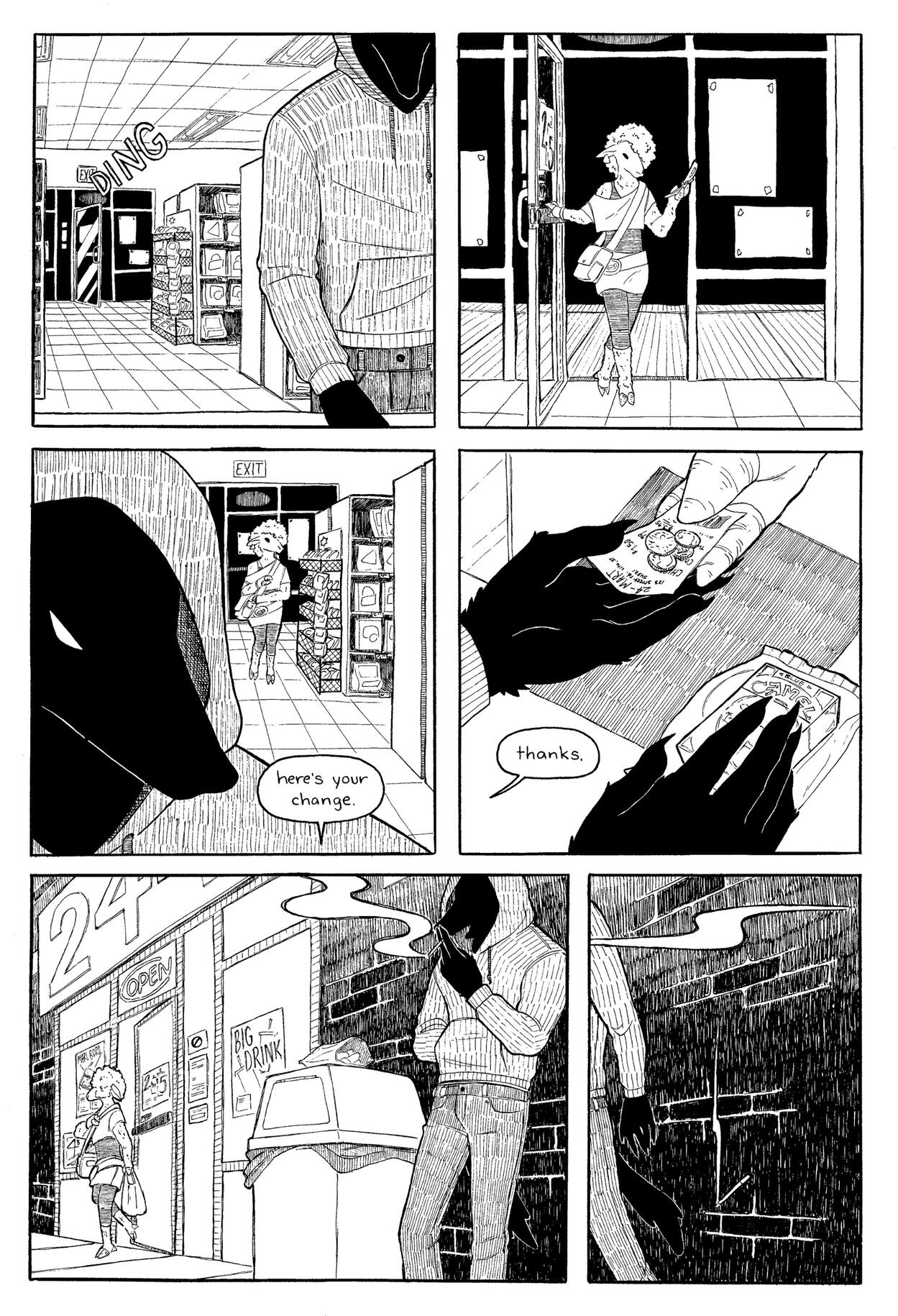 Fleece Page 3 - Pen and Ink