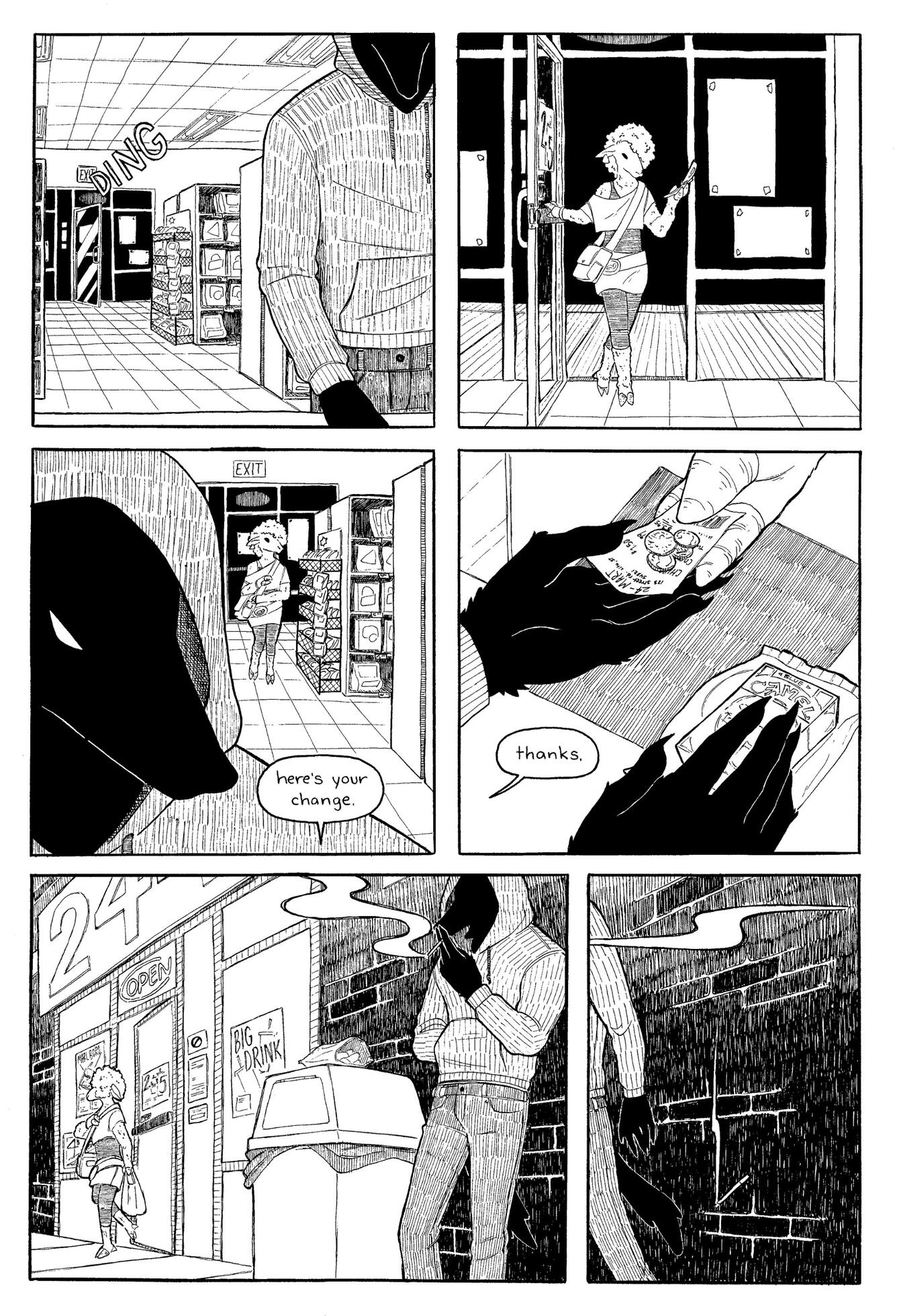 Fleece Page 3 - Pen and Ink