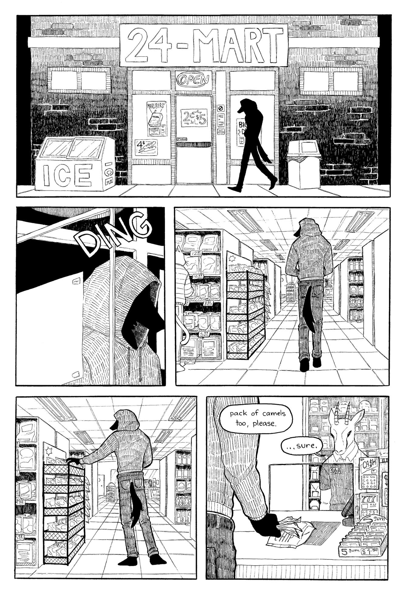 Fleece Page 2 - Pen and Ink