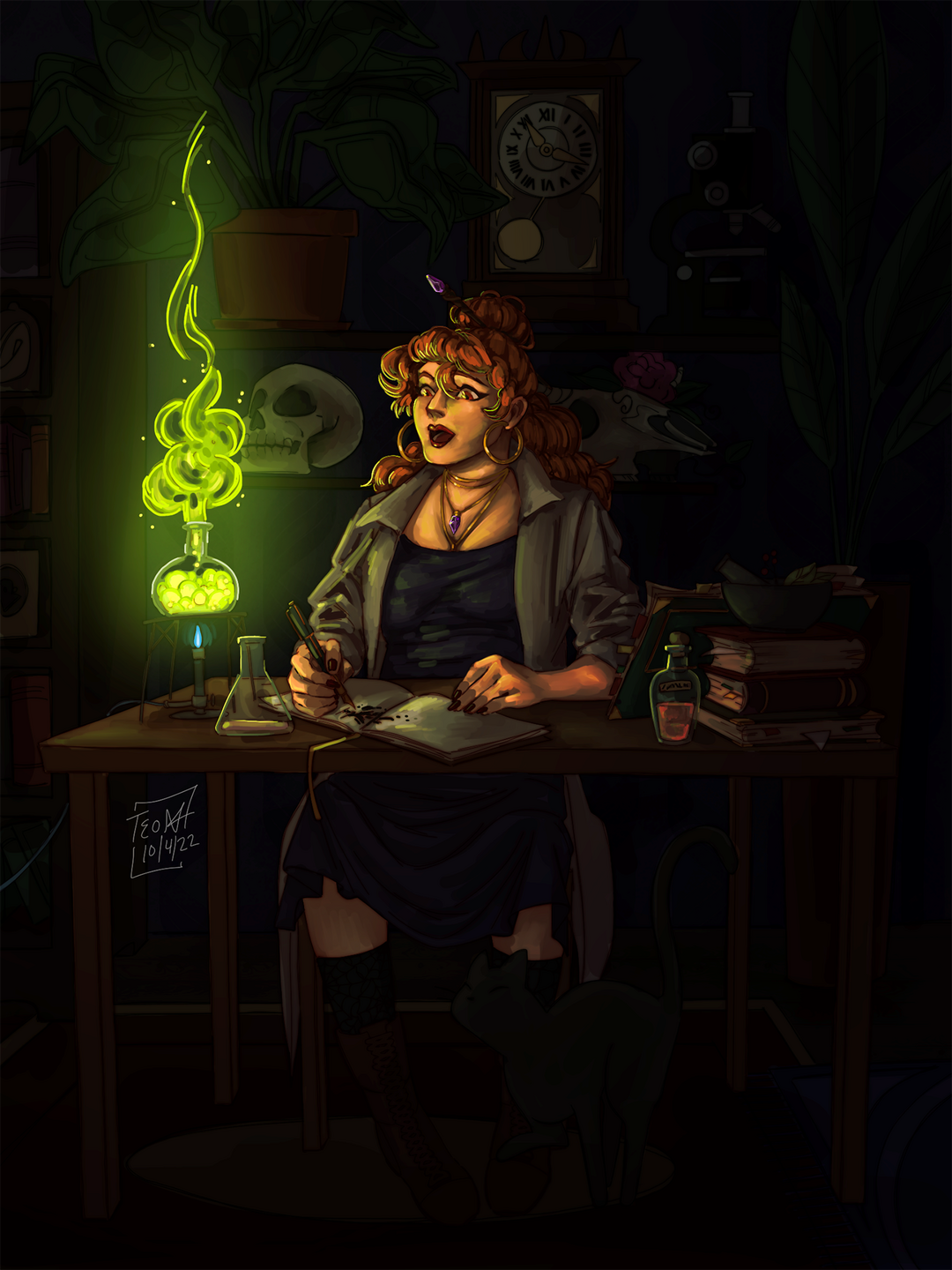 Witchy Scientist - Digital