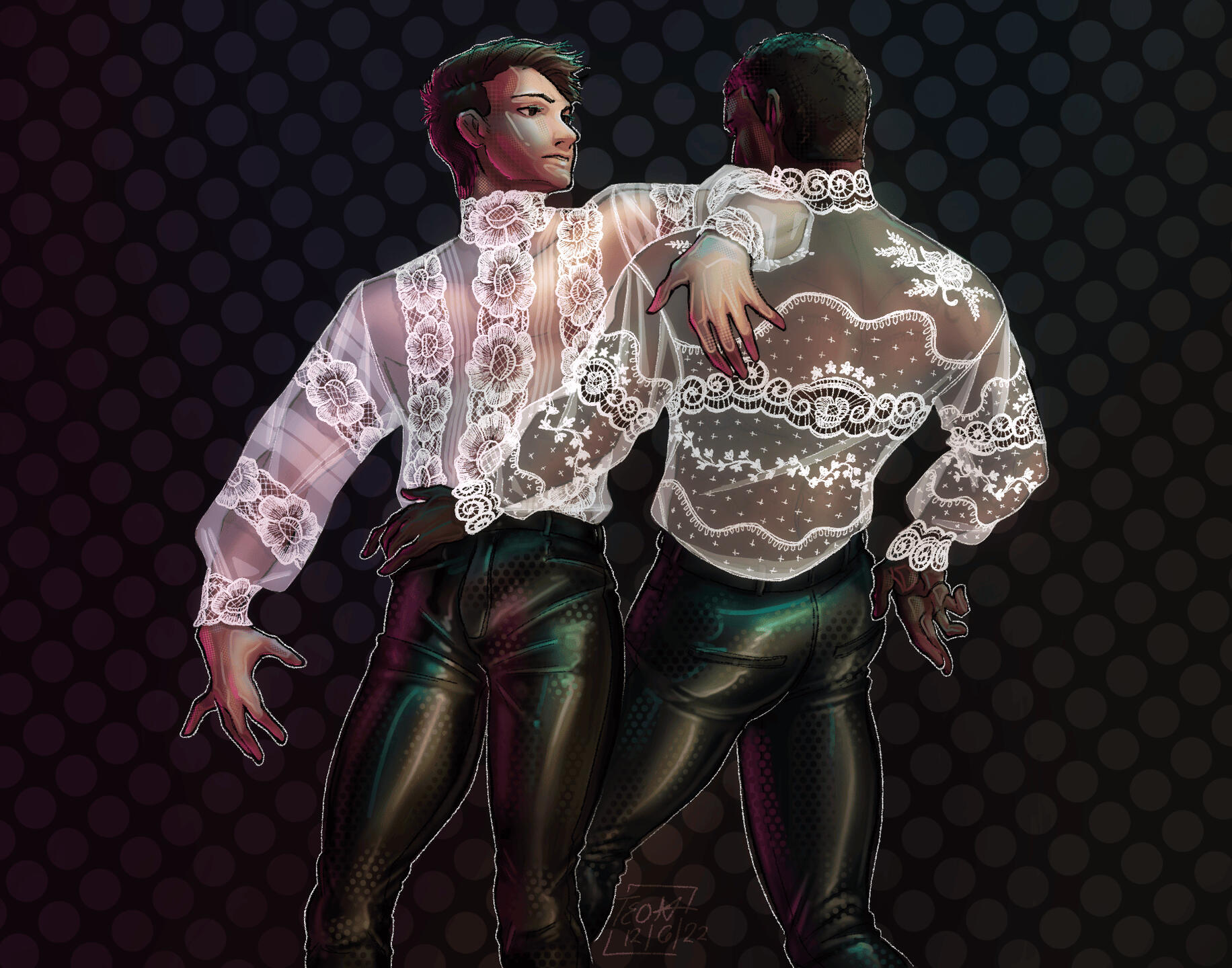 Leather and Lace - Digital