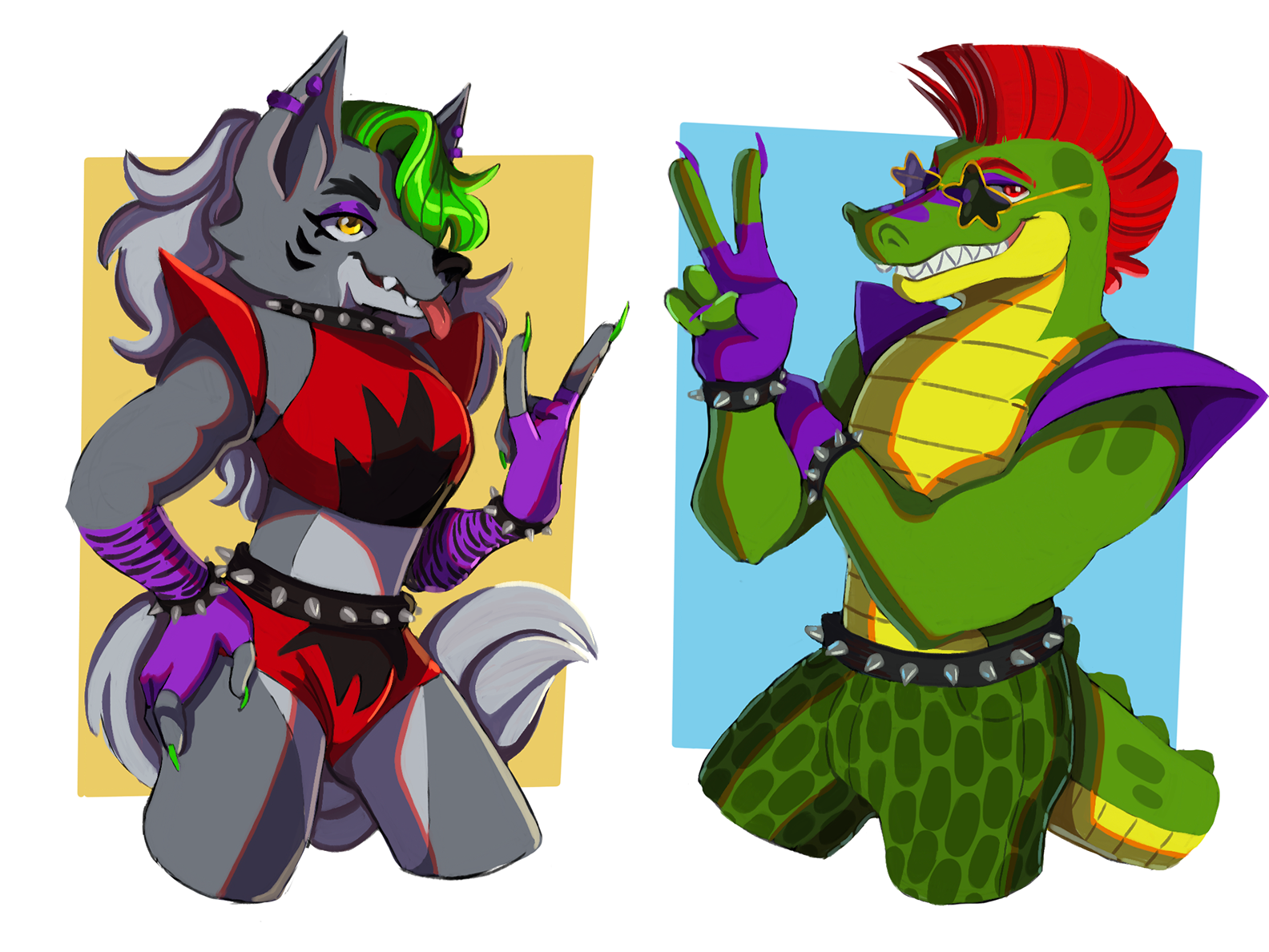 Roxy and Monty - Five Nights at Freddy's: Security Breach