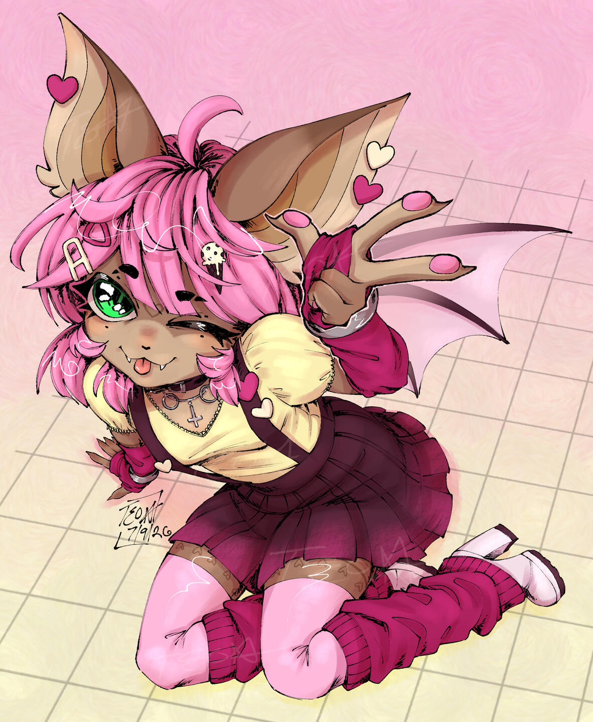 Art Fight Attack: Moka by ConfettiPuppy - Digital